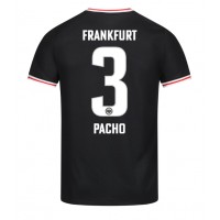 Camisa de Futebol Eintracht Frankfurt Willian Pacho #3 Equipamento Secundário 2023-24 Manga Curta